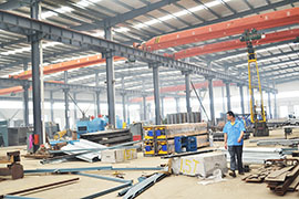 華旭機(jī)械車(chē)間一角