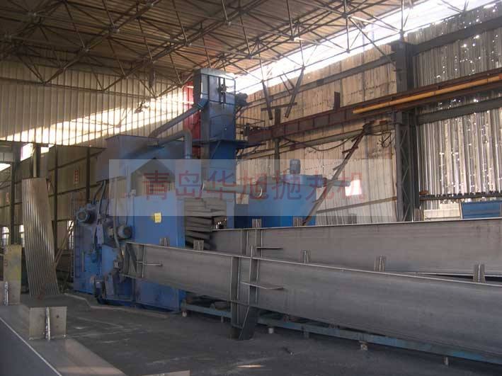 H型鋼結(jié)構(gòu)拋丸除銹機