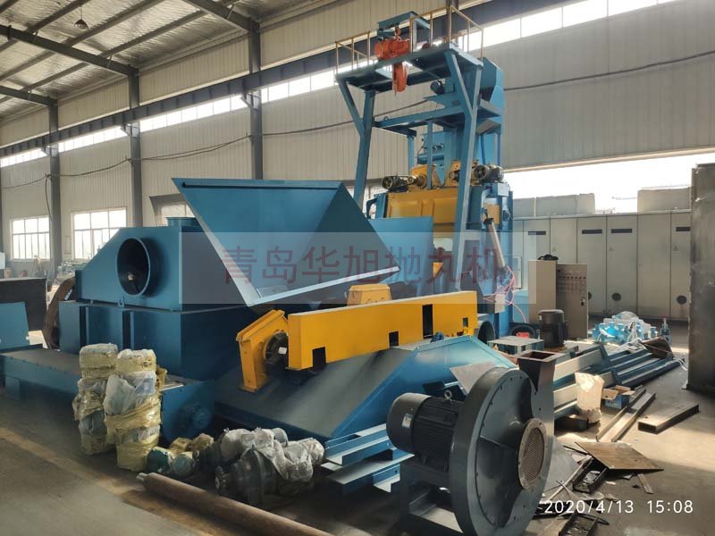 Q3220履帶式拋丸機試機完成等待發(fā)貨